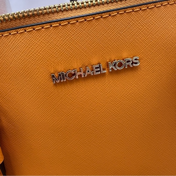 Michael Kors Large Charlotte Tote Bag Cider Color - Picture 7 of 11